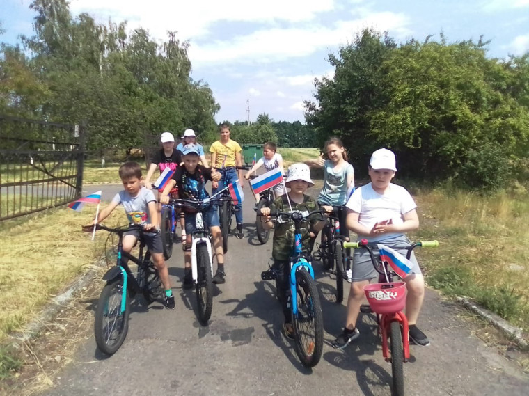 Велопробег, посвященный Дню физкультурника.